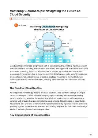 mastering cloudsecops navigating the future