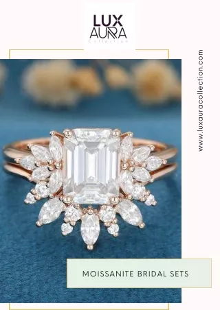 moissanite bridal sets