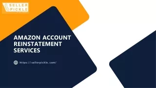 amazon account reinstatement services