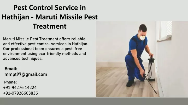 pest control service in hathijan maruti missile