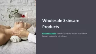 Wholesale Skincare Products