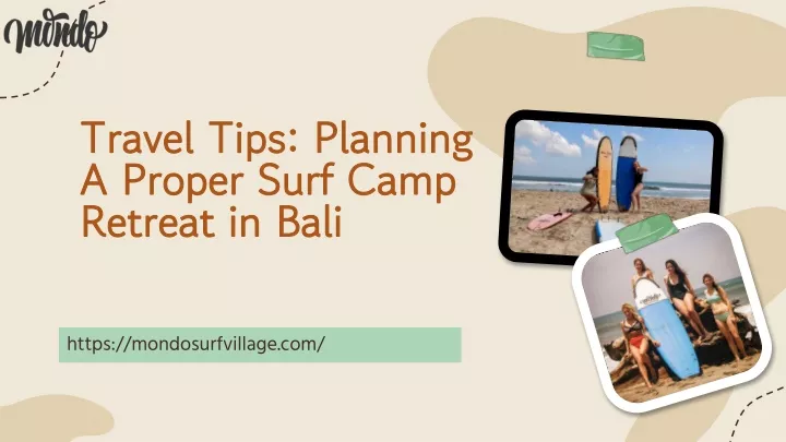 travel tips planning a proper surf camp retreat in bali