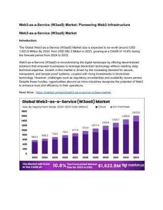 web3 as a service w3aas market pioneering web3