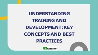 understanding training