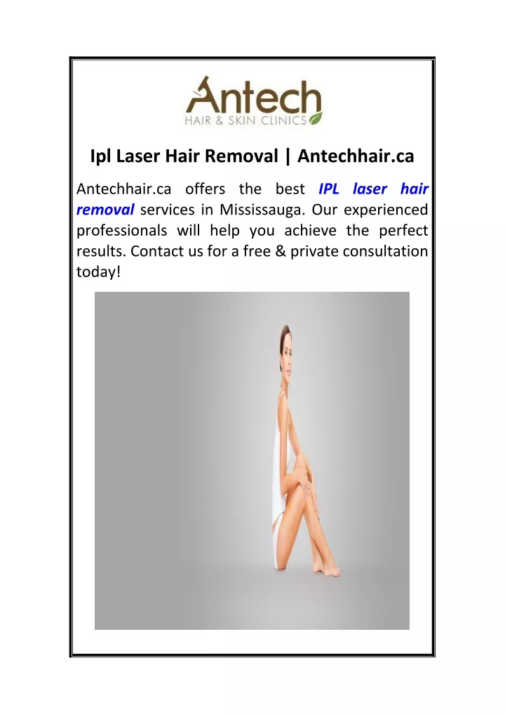 ipl laser hair removal antechhair ca