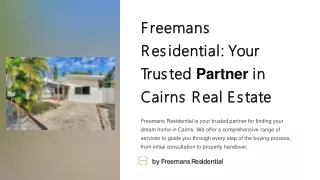 Real Estate in Cairns | Freemans Residential