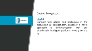 Chat 0  Zerogpt.com