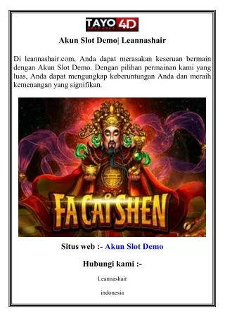 akun slot demo leannashair