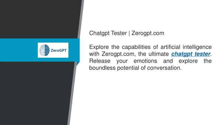 chatgpt tester zerogpt com explore