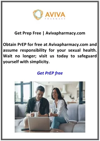 get prep free avivapharmacy com