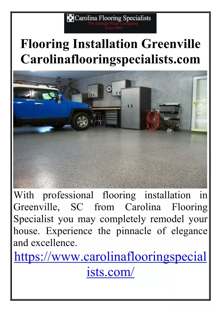 flooring installation greenville