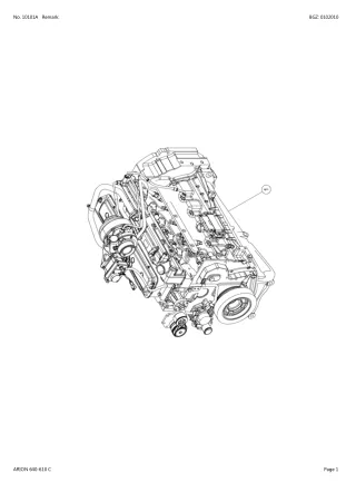 CLAAS ARION 640-610 C TRACTOR Parts Catalogue Manual (SN A2000050-A2099999)