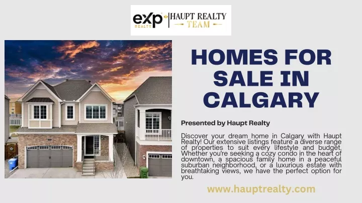 homes for sale in calgary