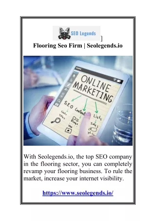 Flooring Seo Firm  Seolegends.io