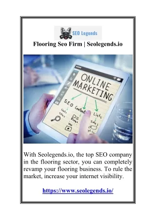 Flooring Seo Firm  Seolegends.io121