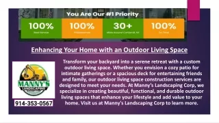 Enhancing Your Home with an Outdoor Living Space