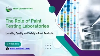 The Role of Paint Testing Laboratories