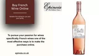 Buy French Wine Online