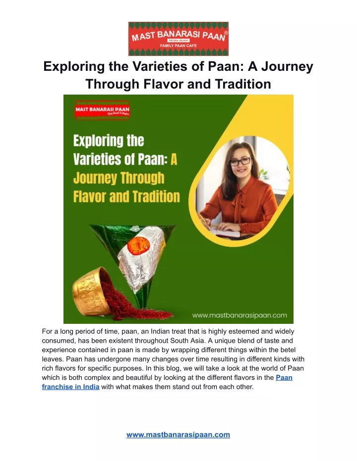 exploring the varieties of paan a journey through