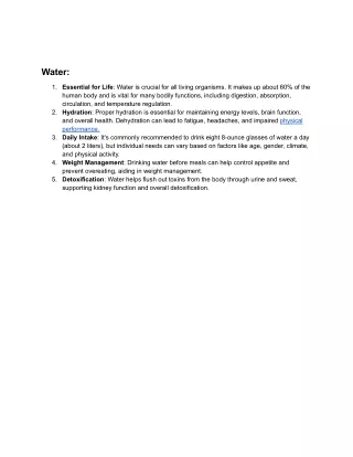 Facts about water and diet (1)