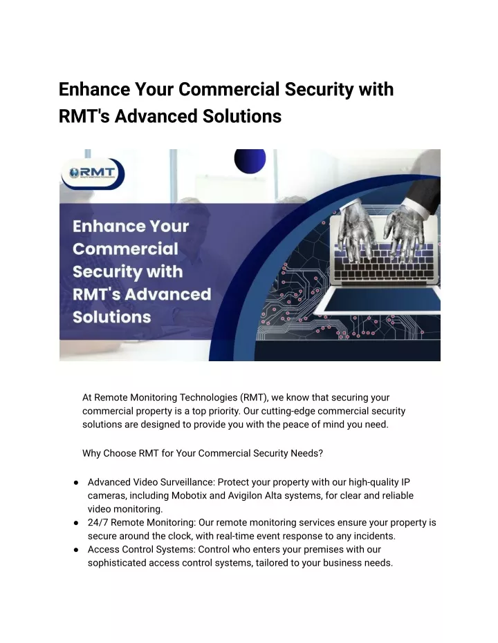 enhance your commercial security with