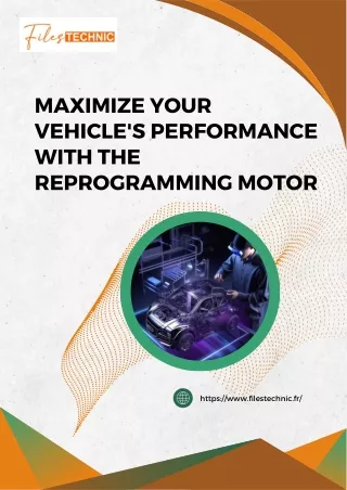 Maximize Your Vehicle's Performance with the Reprogramming Motor