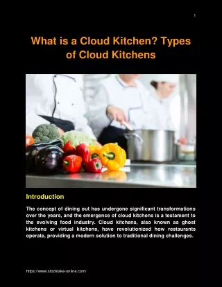 What is a Cloud Kitchen_ Types of Cloud Kitchens - Stocktake Online