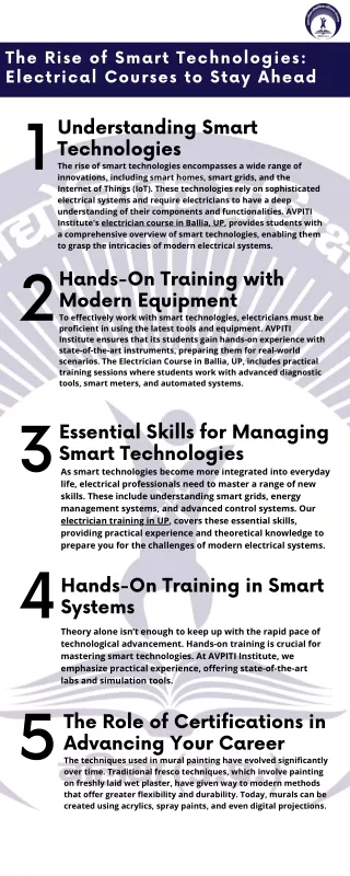 The Rise of Smart Technologies: Electrical Courses to Stay Ahead