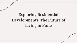 Discover Premier Residential Projects in Pune with Kumar Builders
