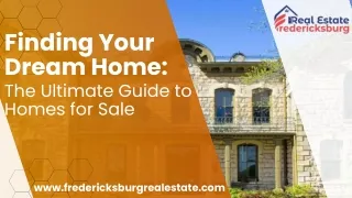 Finding Your Dream Home The Ultimate Guide to Homes for Sale
