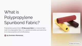 What-is-Polypropylene-Spunbond-Fabric