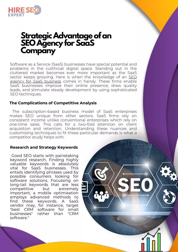 strategic advantage of an seo agency for saas