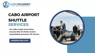 Cabo Airport Shuttle Services