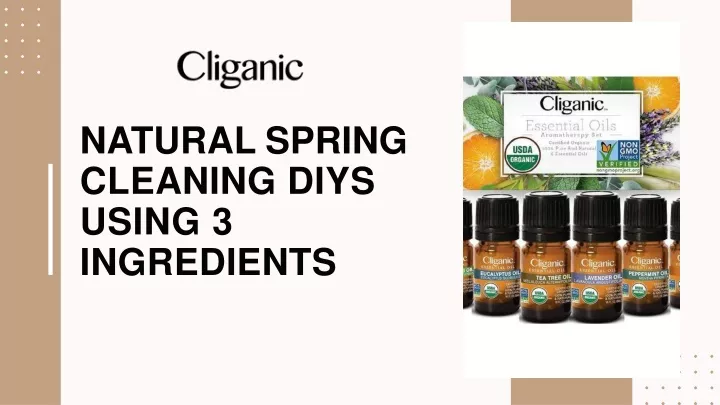 natural spring cleaning diys using 3 ingredients