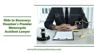 Houston’s Best Premier Motorcycle Accident Lawyer