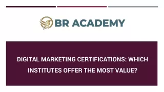 DIGITAL MARKETING CERTIFICATIONS