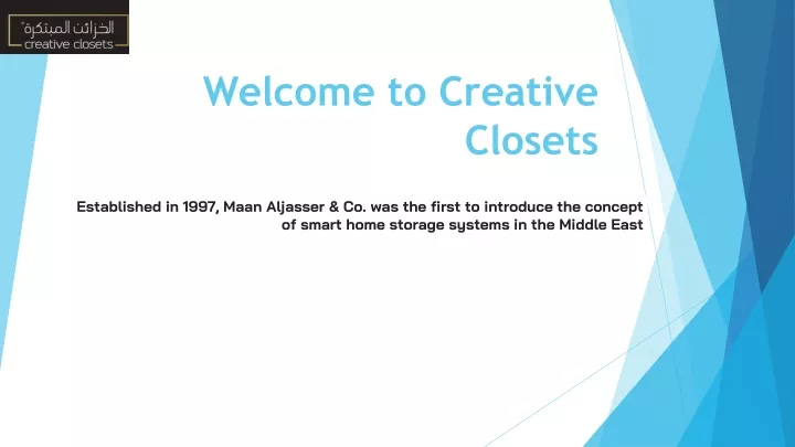 welcome to creative closets