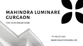 Mahindra Luminare Sector 59 Gurgaon (5)
