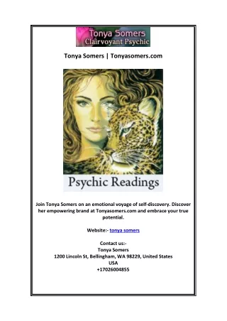 tonya somers tonyasomers com
