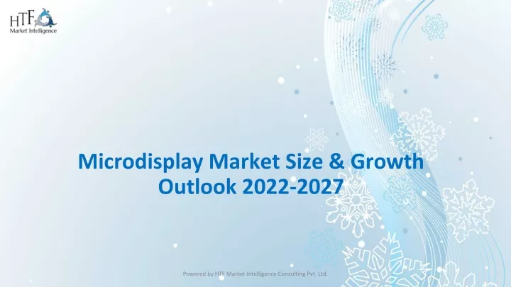 microdisplay market size growth outlook 2022 2027