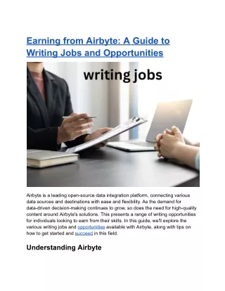 Obtaining from Airbyte: A Manual for Creating Position and Significant entryways