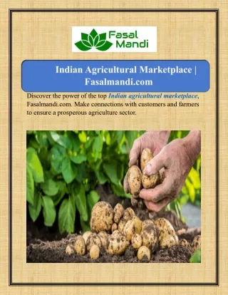 Indian Agricultural Marketplace | Fasalmandi.com