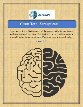 Count Text | Zerogpt.com