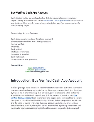 10 Steps To Buy Verified Cash App Account