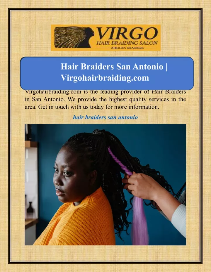 virgohairbraiding com is the leading provider