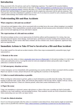 What to Do If You're Associated with a Hit-and-Run Mishap: Advice from an Auto I