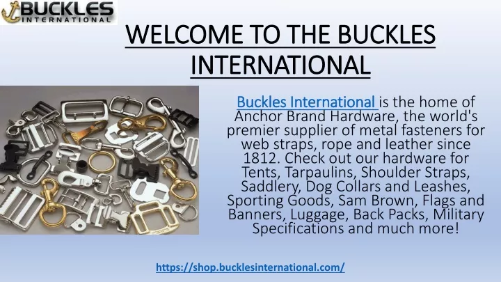 welcome to the buckles international