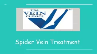 Spider Vein Treatment