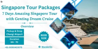 Explore Singapore and Relax on the Genting Dream Cruise