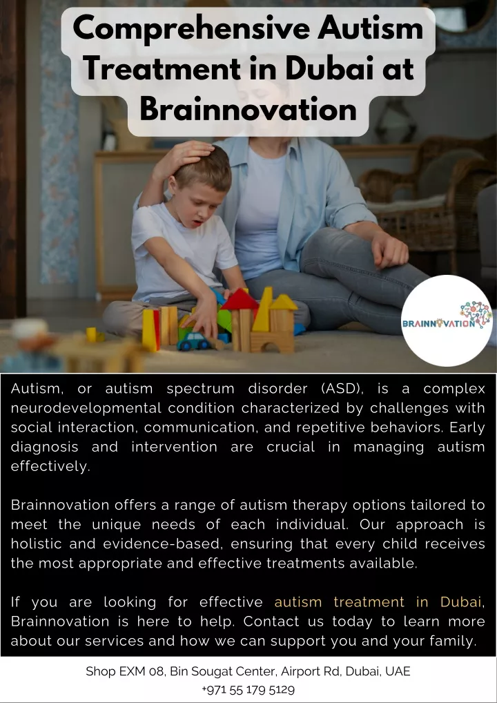 comprehensive autism treatment in dubai